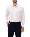 Men’s Solid 4-Way Stretch Dress Shirt With Long Sleeves