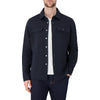 Men’s Long Sleeve Twill Overshirt With Dual Chest Pockets