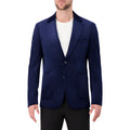 Lined 2 Button Front Patch Pocket Woven Jacket-Mens - 41REX0903R