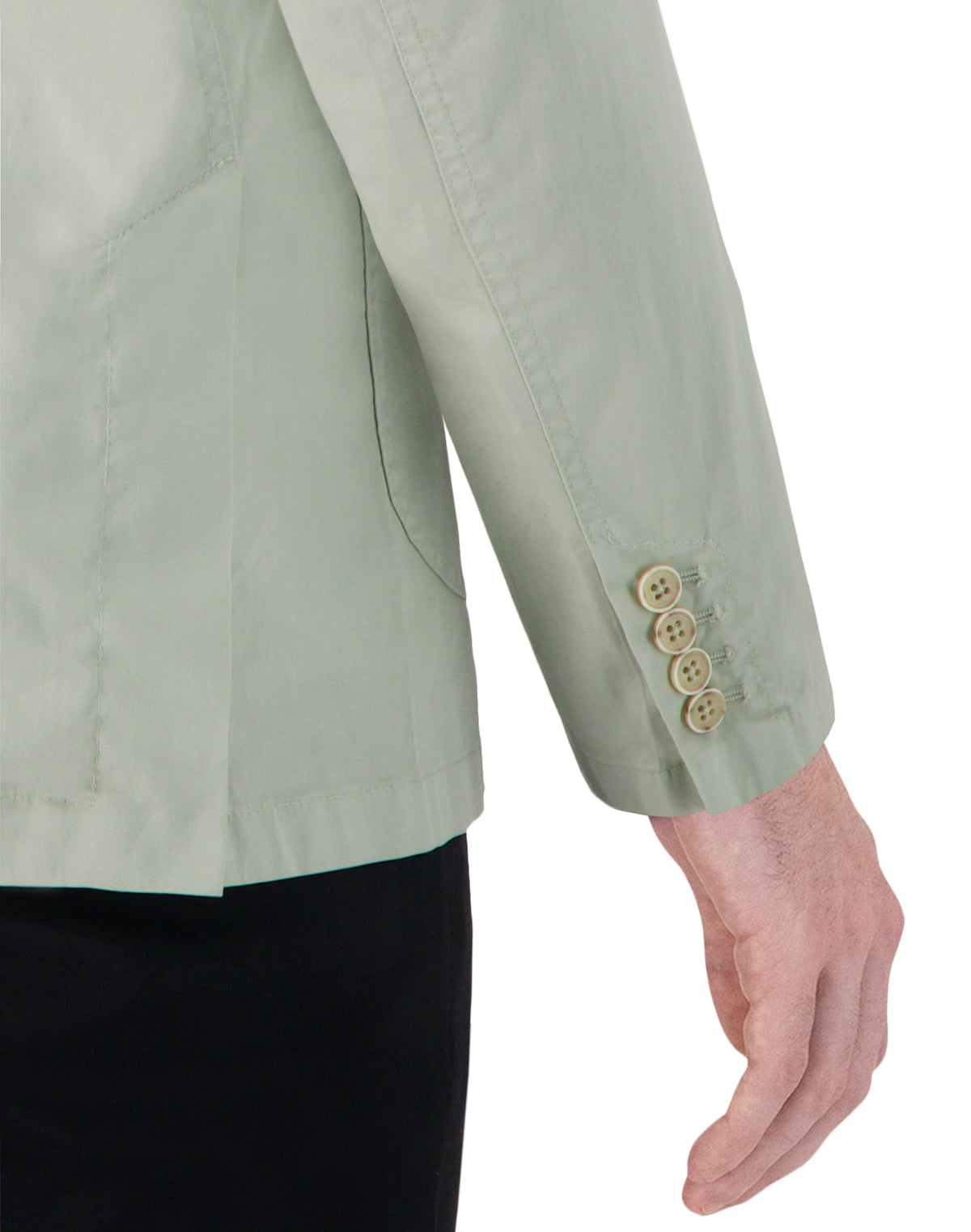 Modern Fit Single Breasted Unlined Garment Dyed Sport Coat