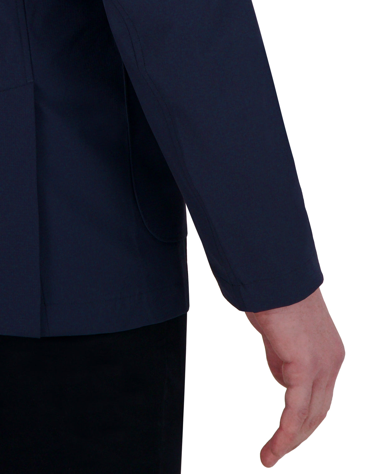 Modern Fit Performance Packable Woven Sport Coat in Navy