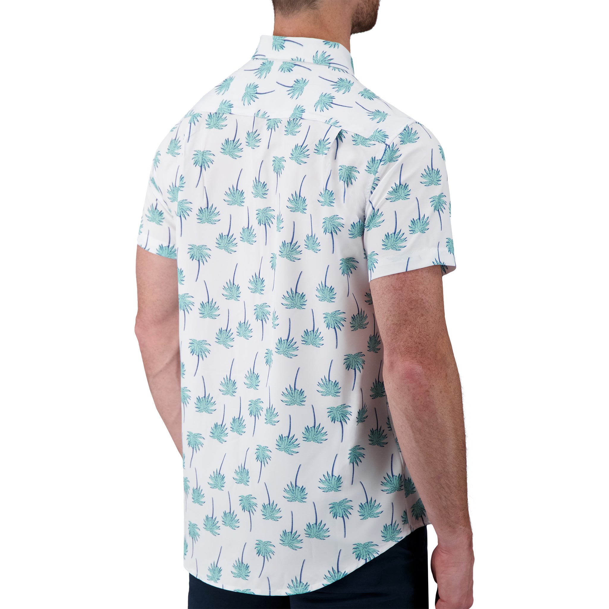 Navy Palm Tree Recycled Shirt