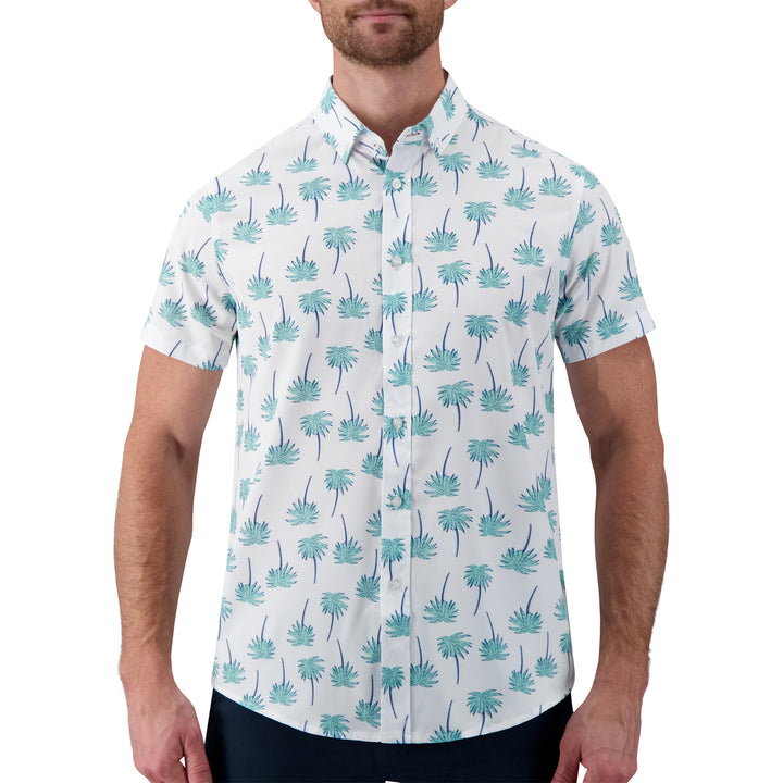 Navy Palm Tree Recycled Shirt