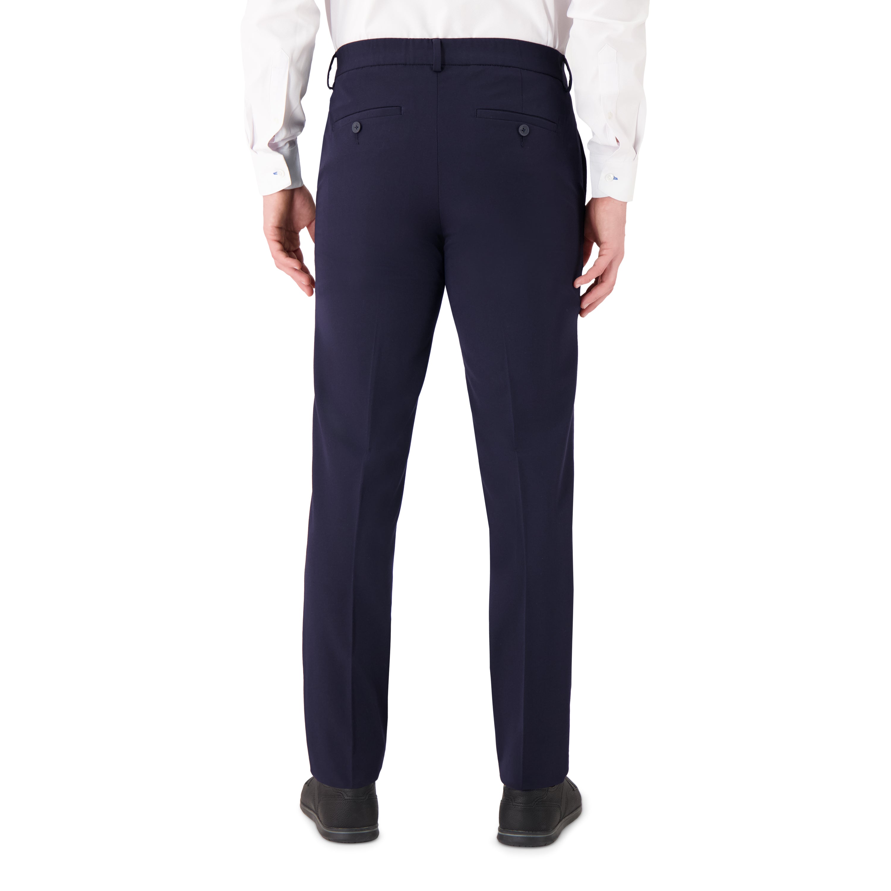 mens stretch waist dress pants Men's Big & Tall Westport Black Performance 5-Pocket Grey / 58" / REG Fabric Composition Men's Cozy Hidden Expandable Waist