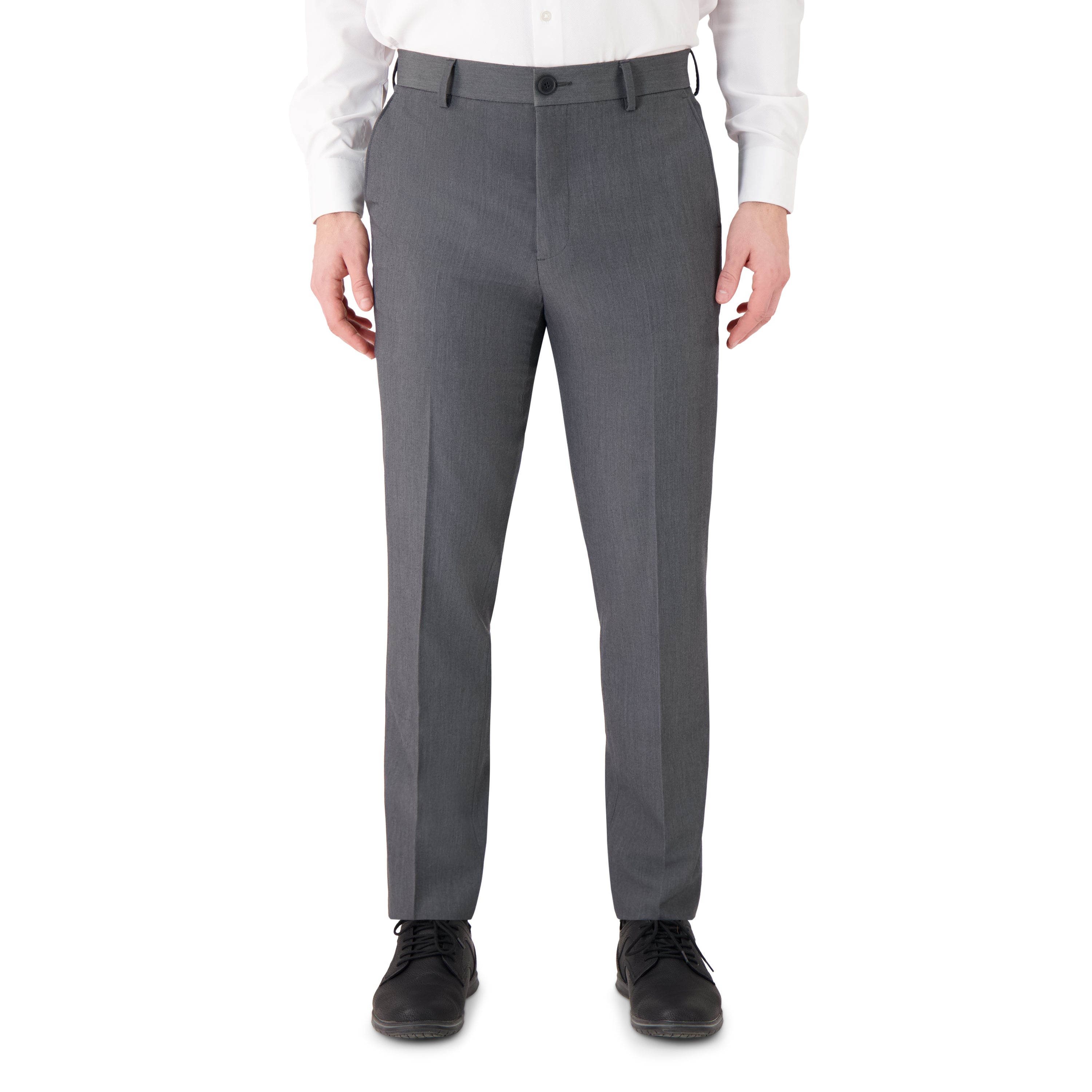 Mens Elastic Performance Woven Dress Pants With Stretch Fit Mens Elastic Performance Woven Dress Pants With Stretch Fit