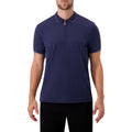 S/S Zip Knit Sweater Polo-Mens - 406062R-42