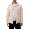 Snap Button Shacket With Patch Pocket Knit Jacket-Mens - 41RENO1715R15
