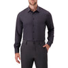 Men’s Black Tonal Geo Print 4-Way Stretch Long Sleeve Dress Shirt