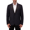 Single Breast Notch Collar Fully Lined Knit Jacket-Mens - 41RANDY0901R