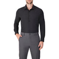 Men’s Solid Long Sleeve 4-Way Stretch Dress Shirt