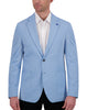 Modern Fit Single Breasted 1/2 Lined Sport Coat in Light Blue