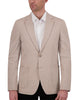Modern Fit Single Breasted 1/2 Lined Sport Coat in Tan