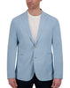Modern Fit Single Breasted Unlined Garment Dyed Sport Coat in Sky Blue