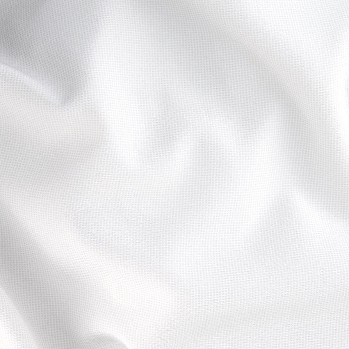 Material of Long Sleeve 4-Way Dress Shirt with Square Print in White