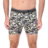 Model Front View of Boxer Underwear in Camo Print