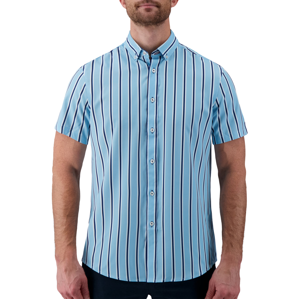 Blue Stripe Recycled Shirt