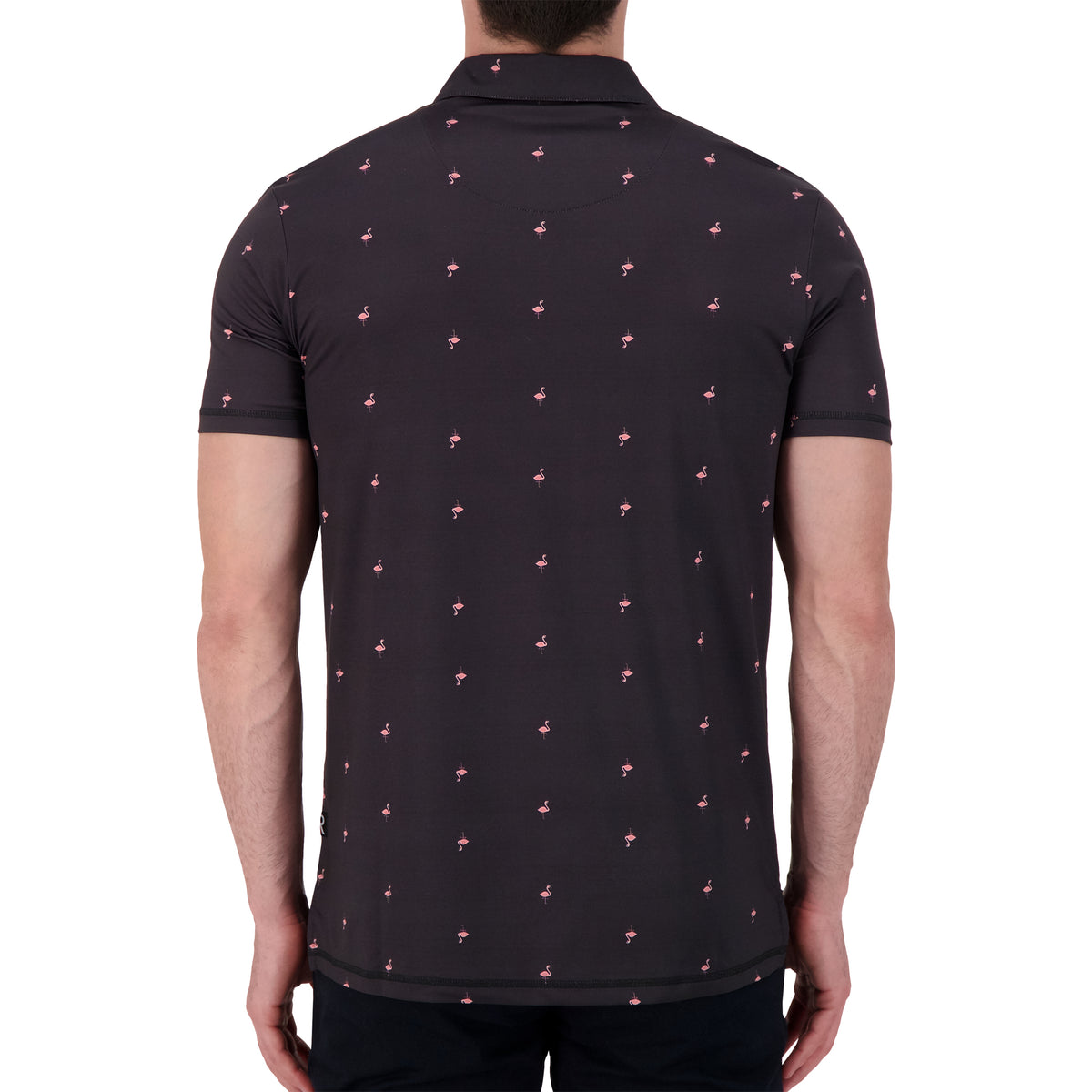 Black Flamingo Performance Polo