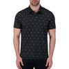 Black Palm Tree Performance Polo