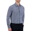 Navy Floral Performance Shirt