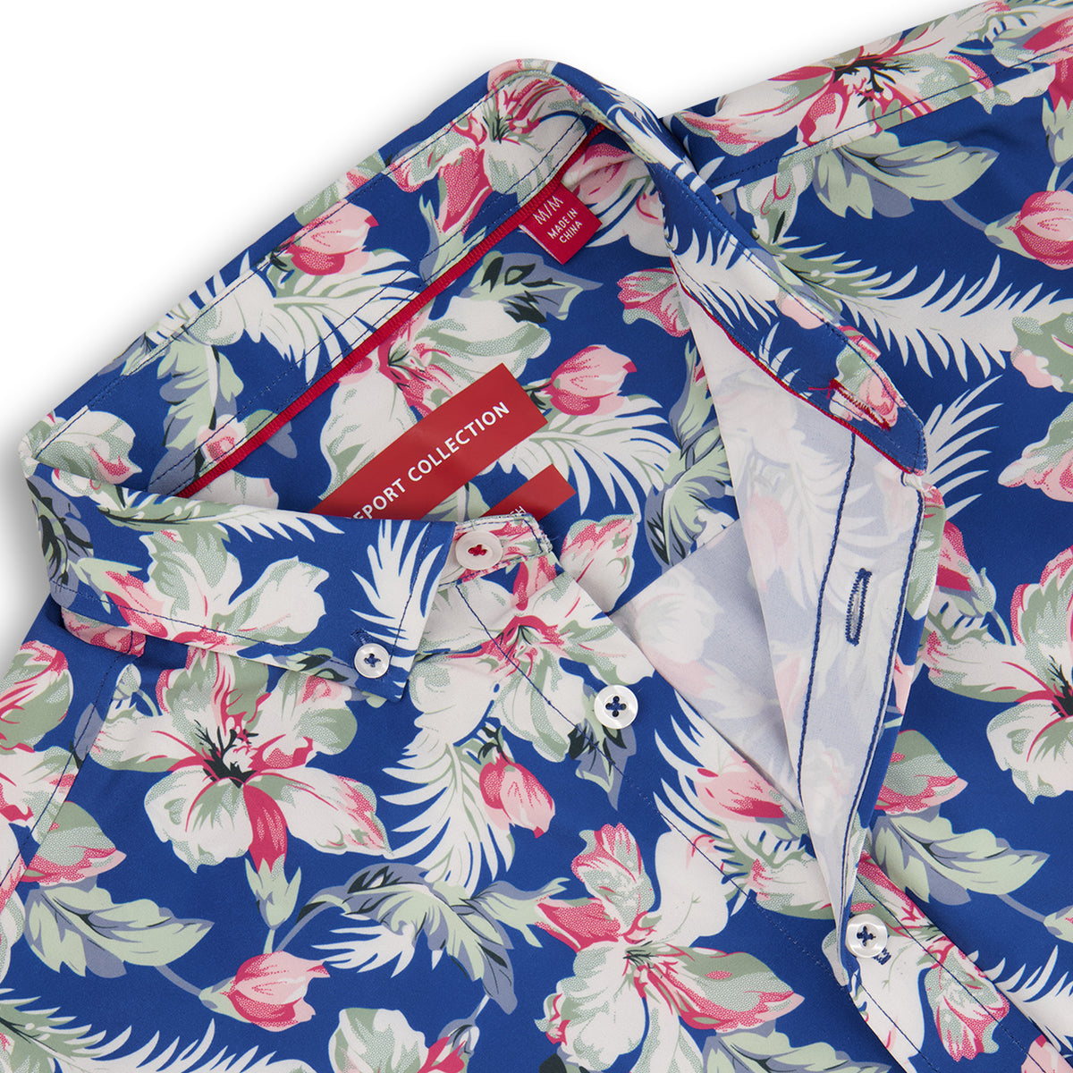 Blue Floral Recycled Shirt