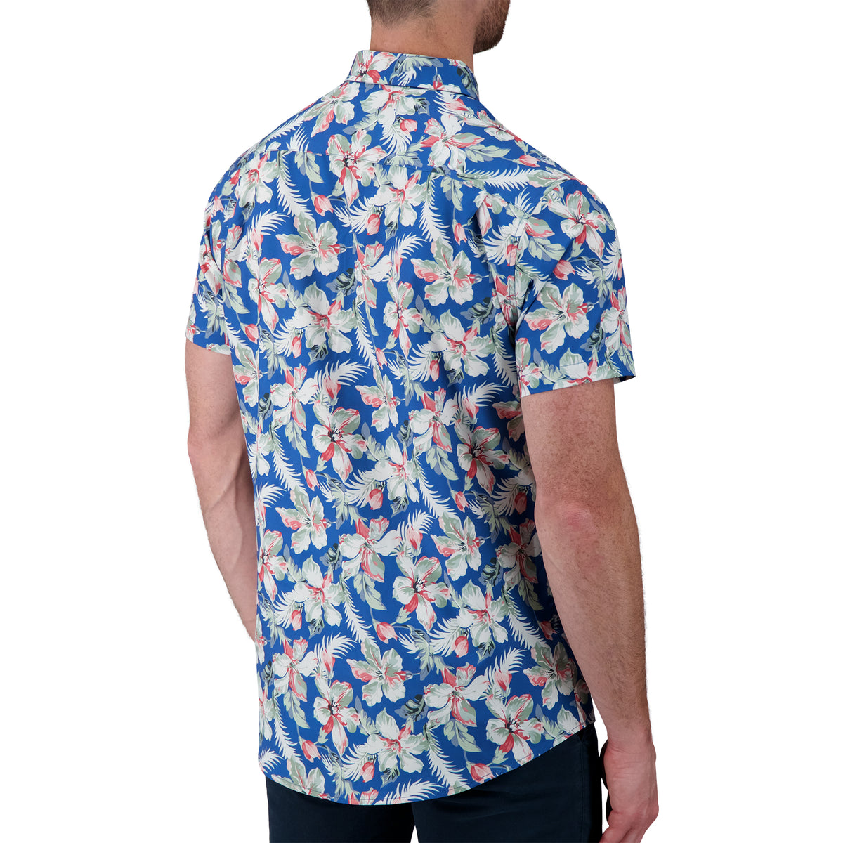 Blue Floral Recycled Shirt