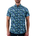 Navy Floral Recycled Shirt