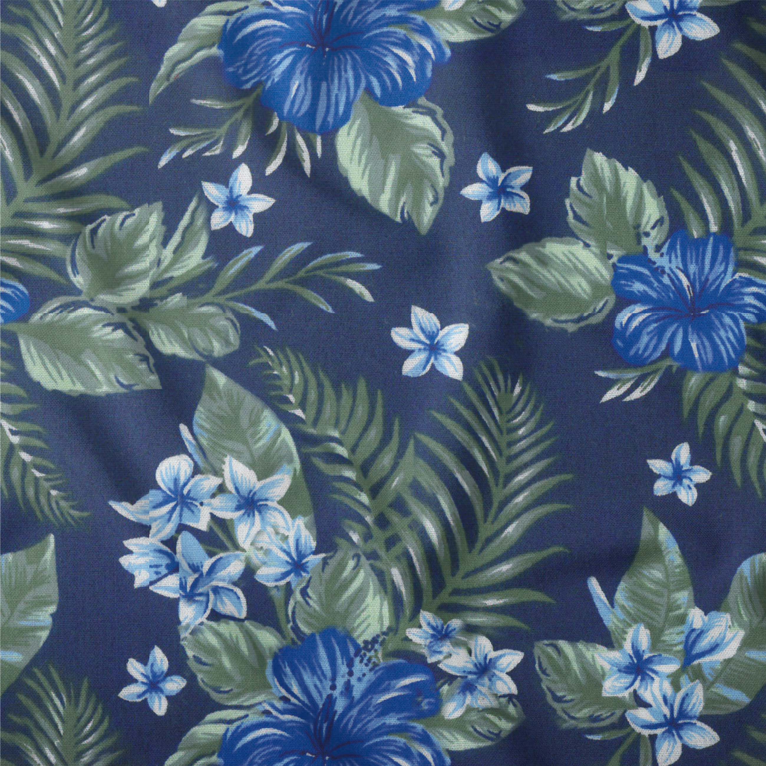 Navy Floral Recycled Shirt
