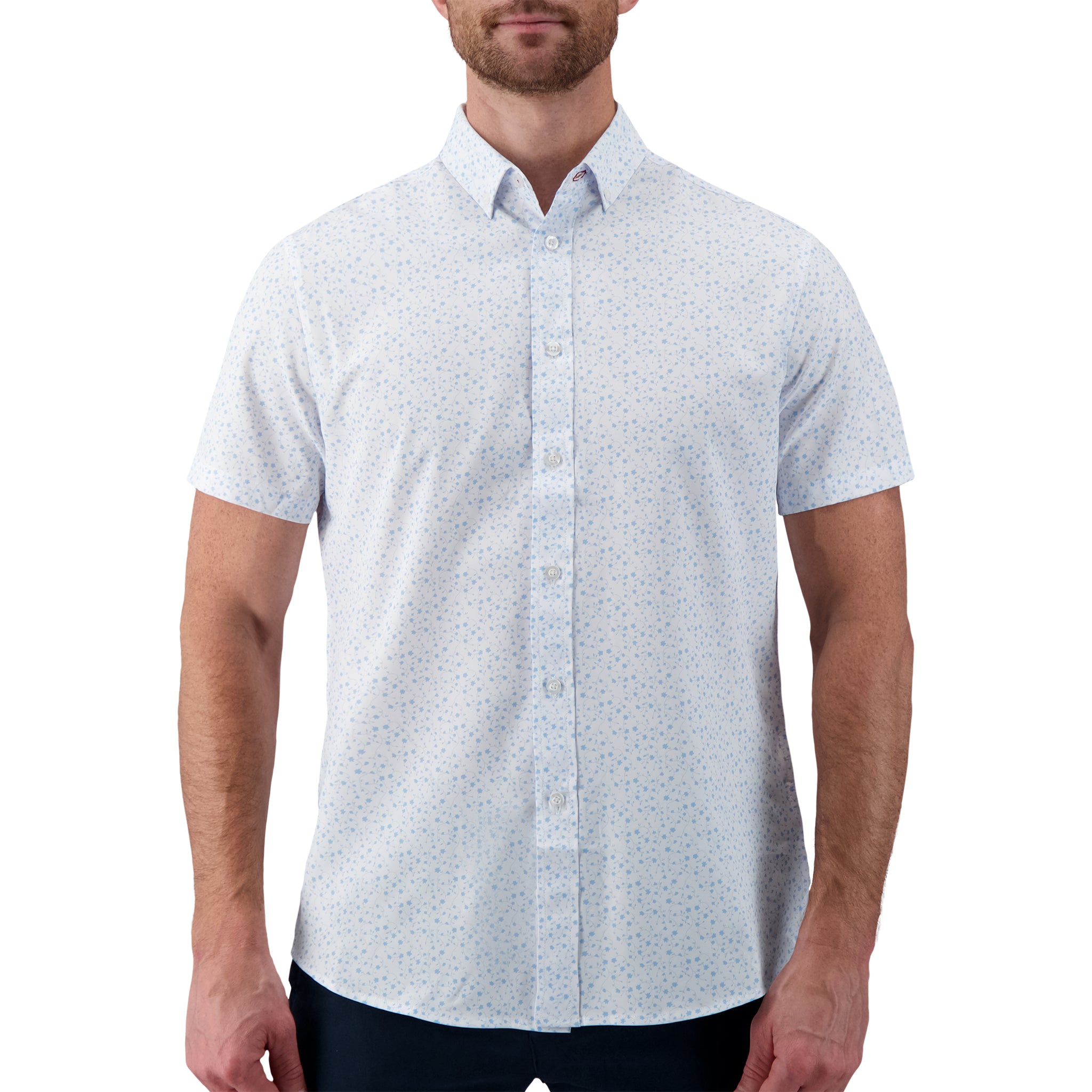 White Floral Recycled Shirt
