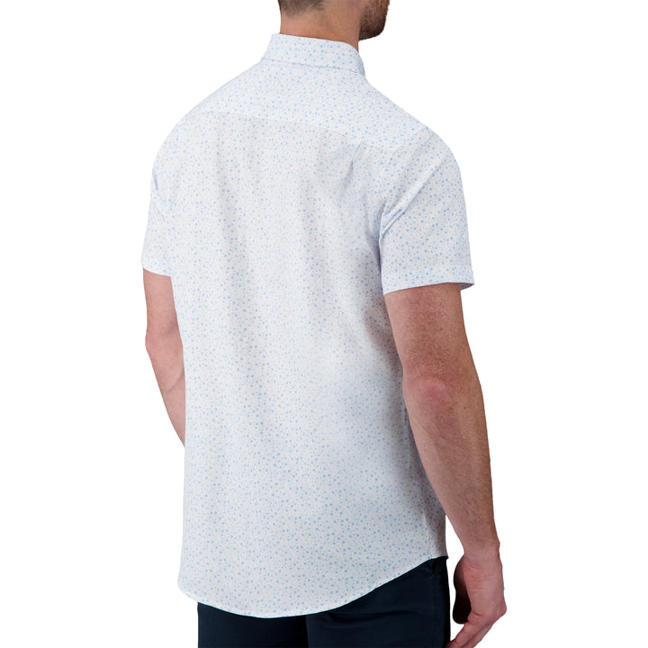 White Floral Recycled Shirt