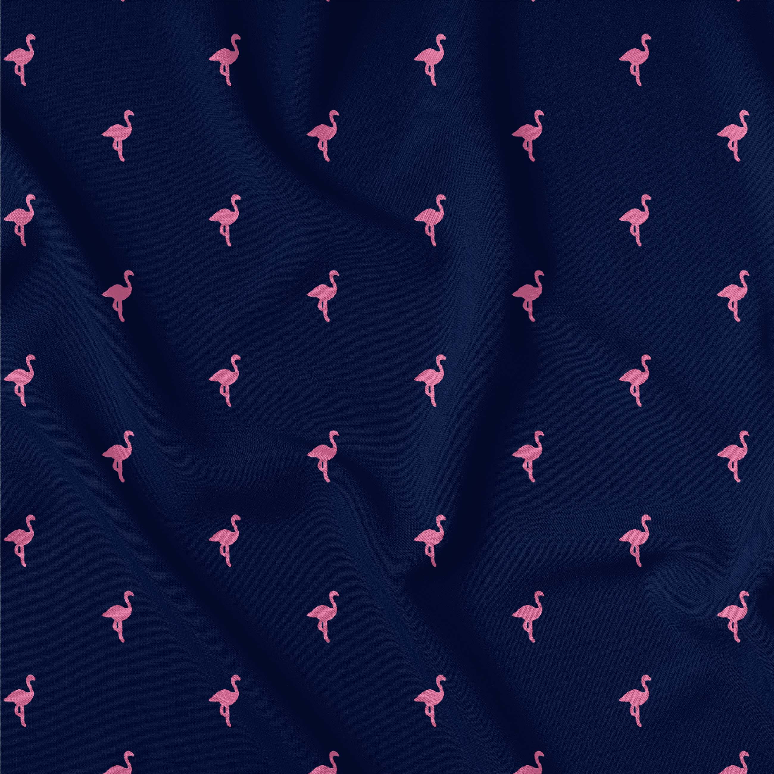 Navy Flamingo Recycled Shirt