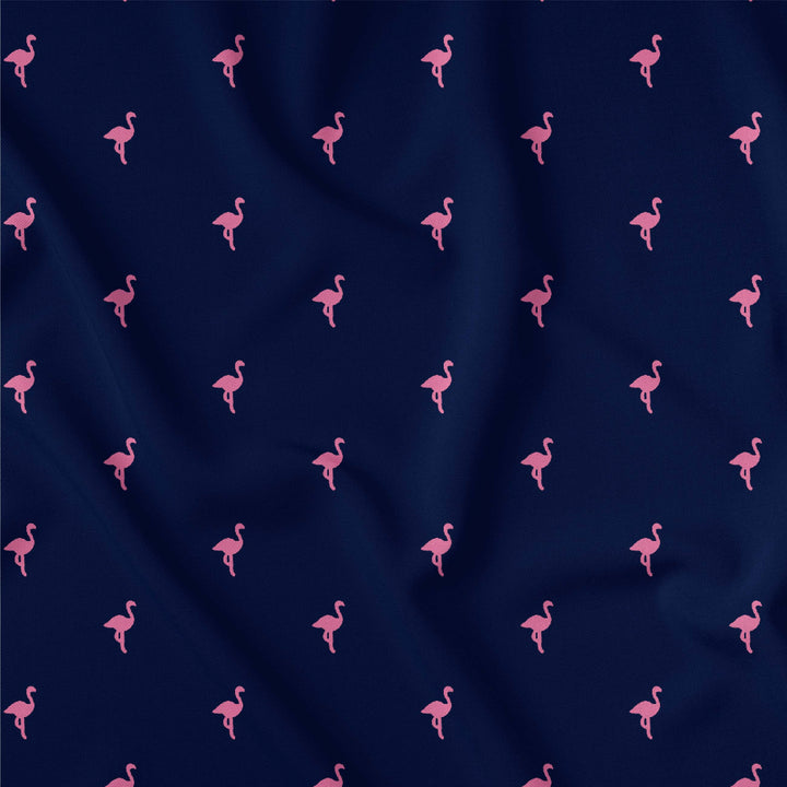 Navy Flamingo Recycled Shirt
