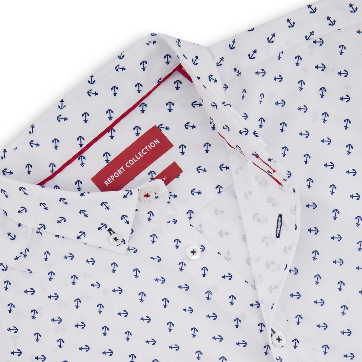 White Anchor Recycled Shirt