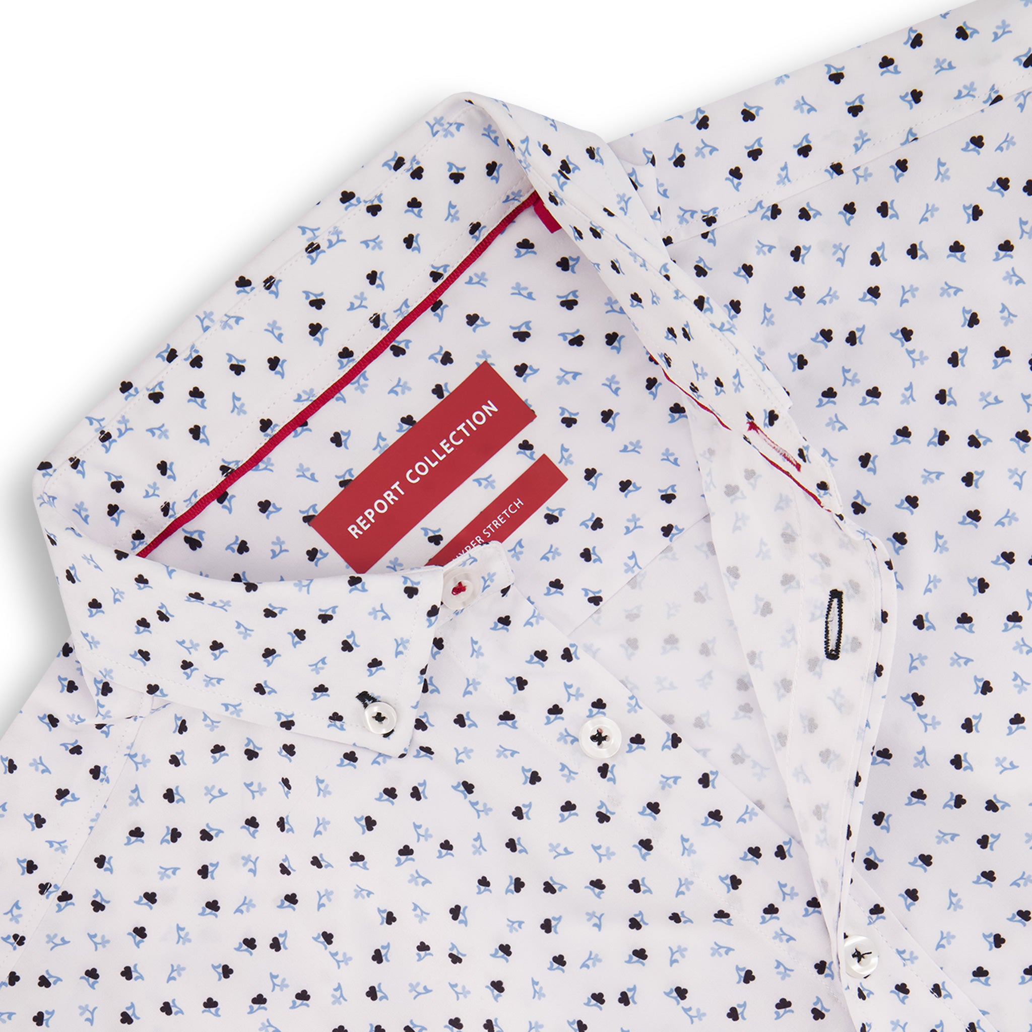 White Floral Recycled Shirt