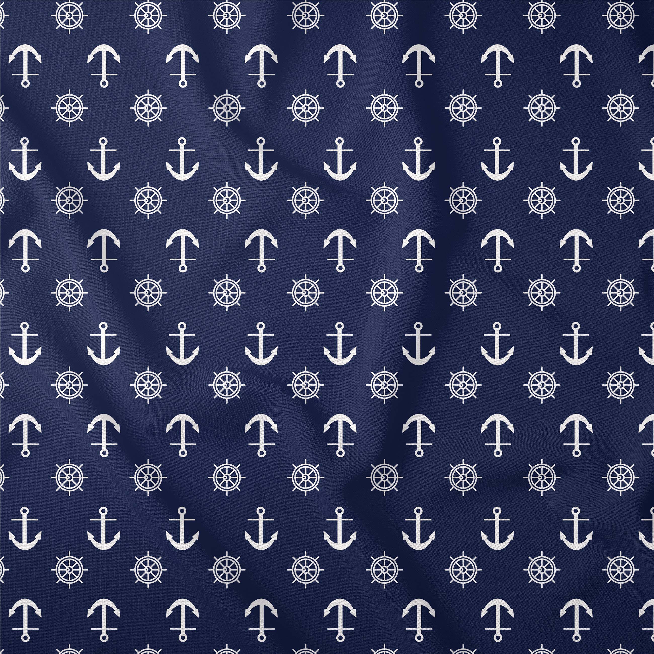 Navy Anchor Recycled Shirt