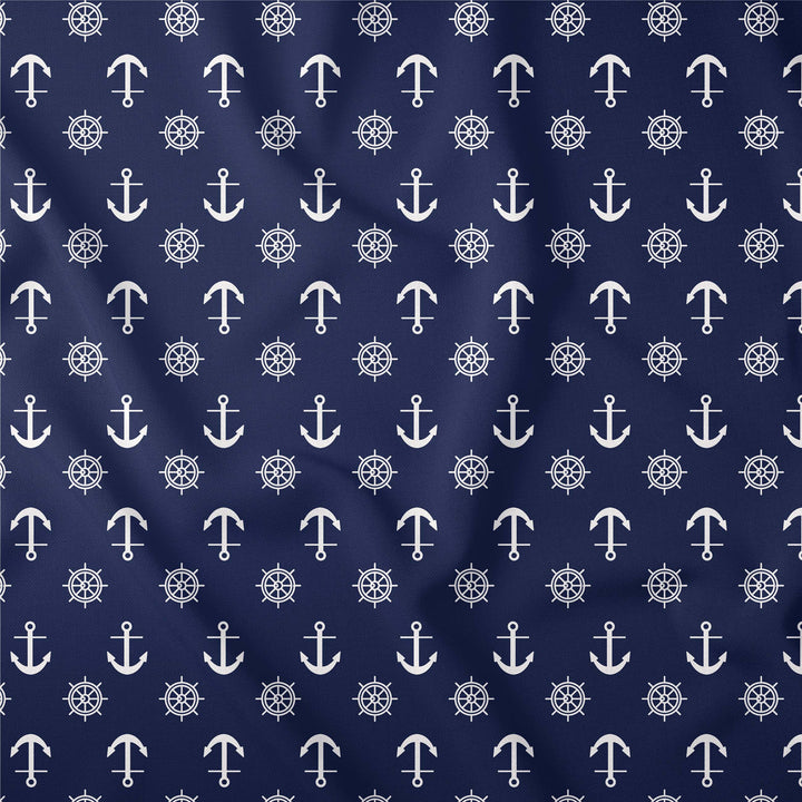 Navy Anchor Recycled Shirt