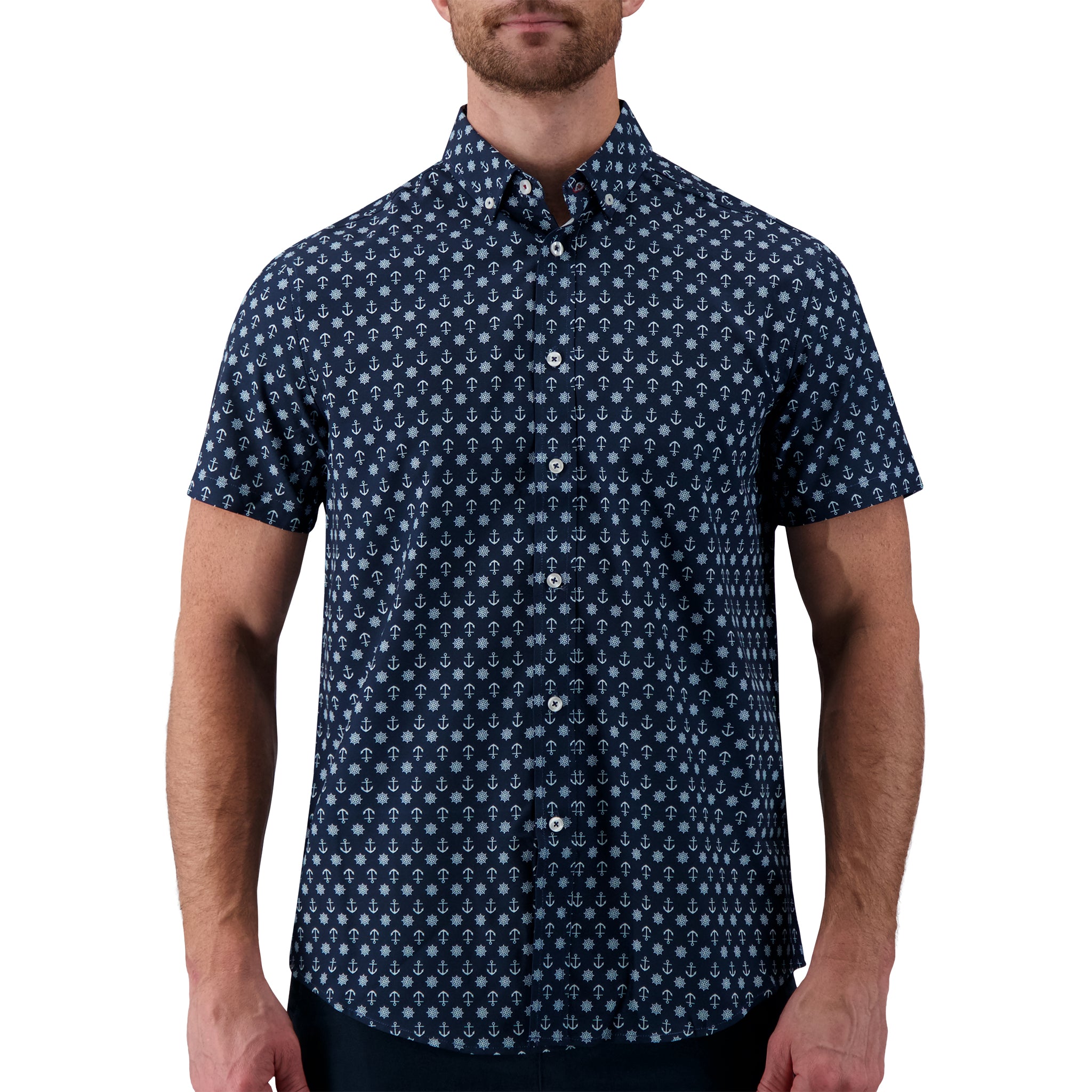 Navy Anchor Recycled Shirt