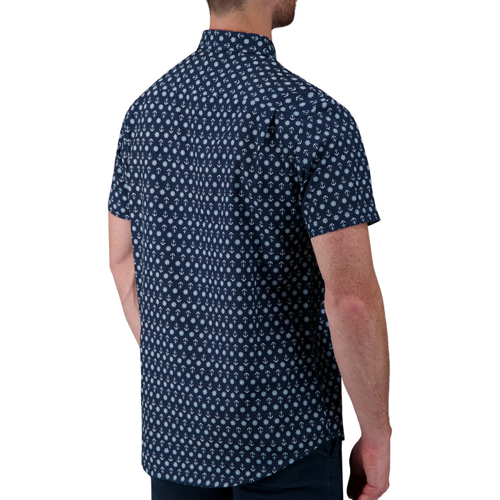 Navy Anchor Recycled Shirt