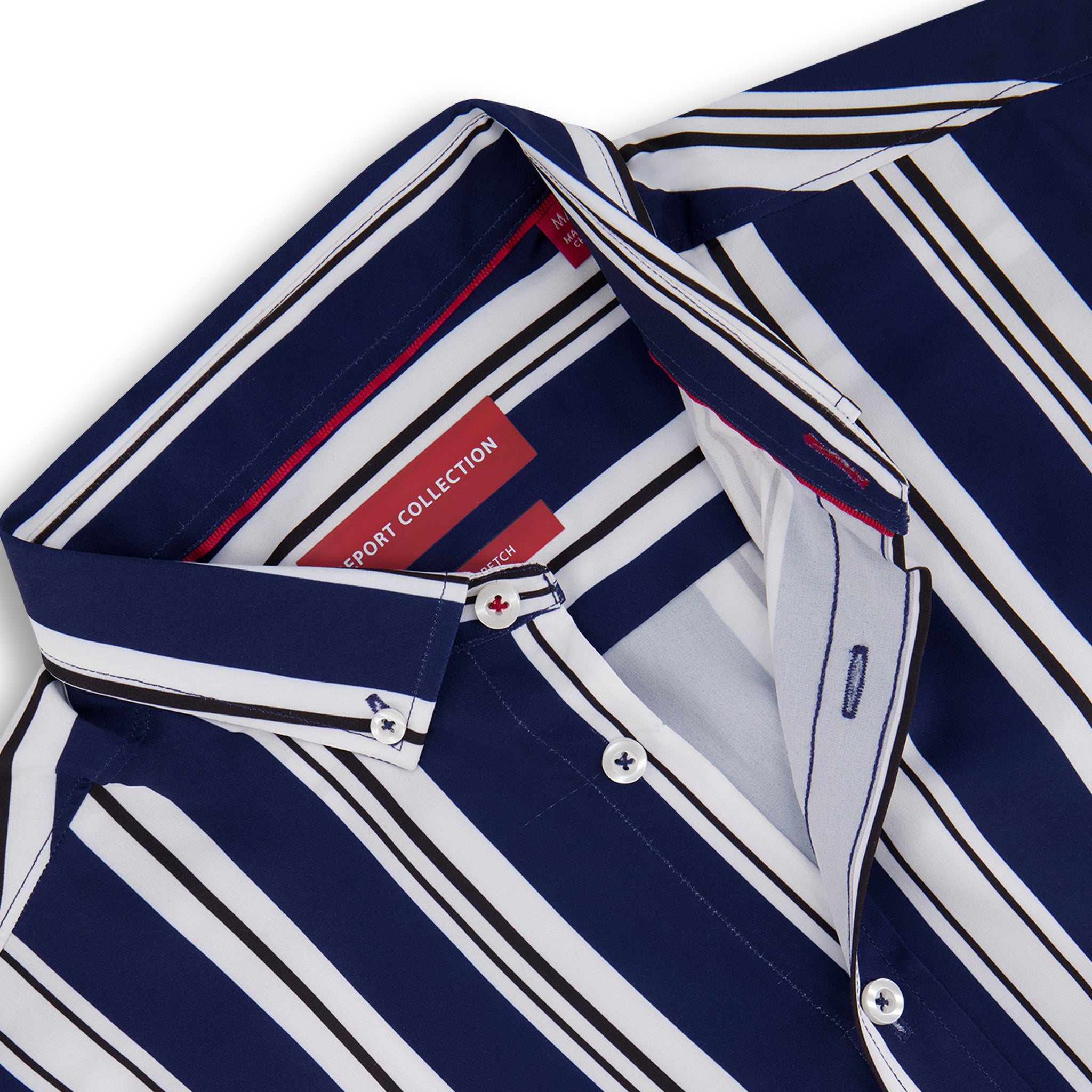 Navy Stripe Recycled Shirt