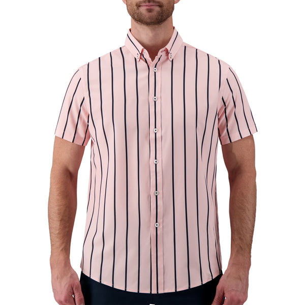 Shirring Striped Top