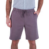 Maroon Twill Drawcord Waistband Shorts