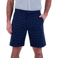 Navy Flamingo Twill Chino Shorts