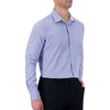 Blue Herringbone Performance Shirt
