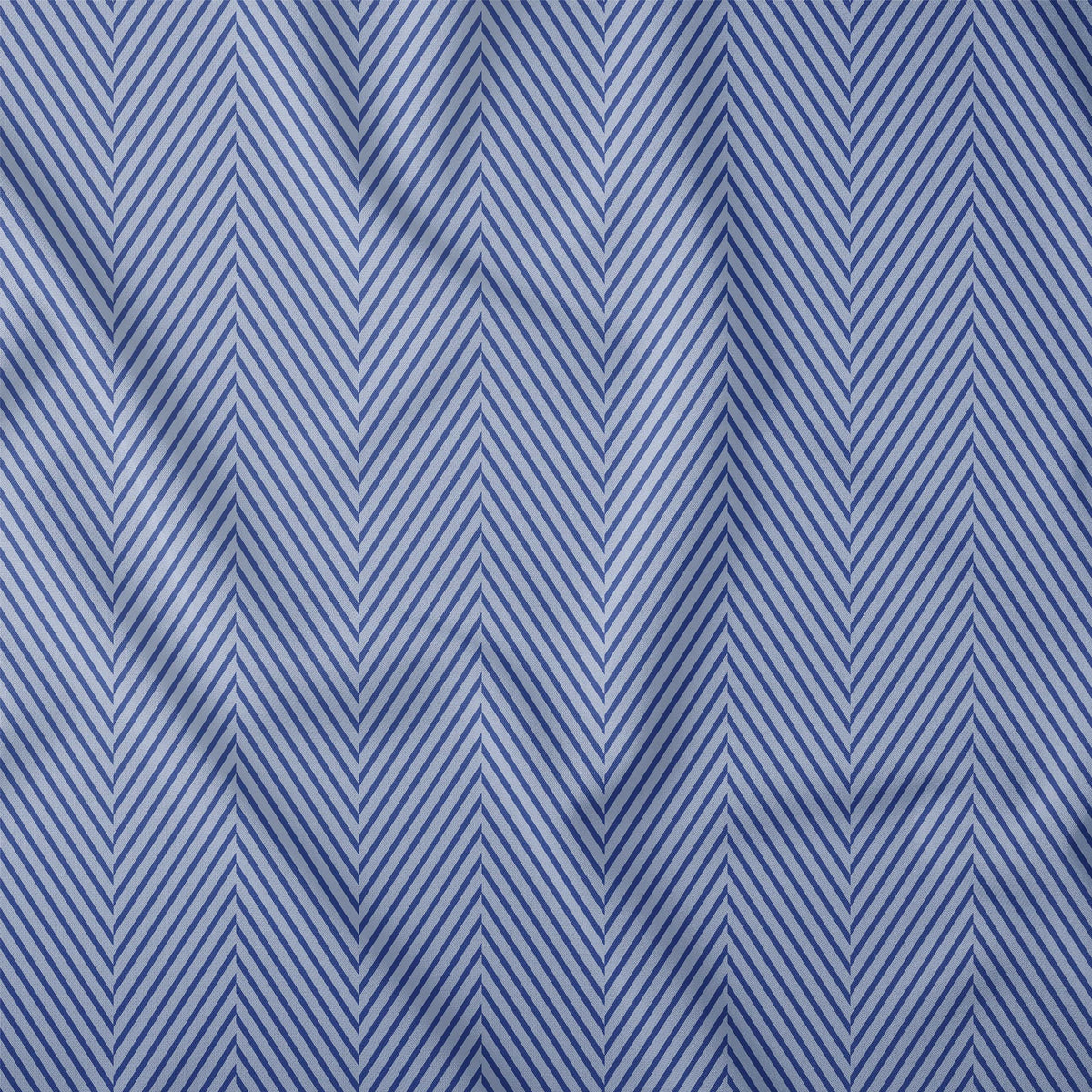 Blue Herringbone Performance Shirt