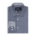Navy Houndstooth Performance Shirt
