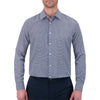Navy Houndstooth Performance Shirt