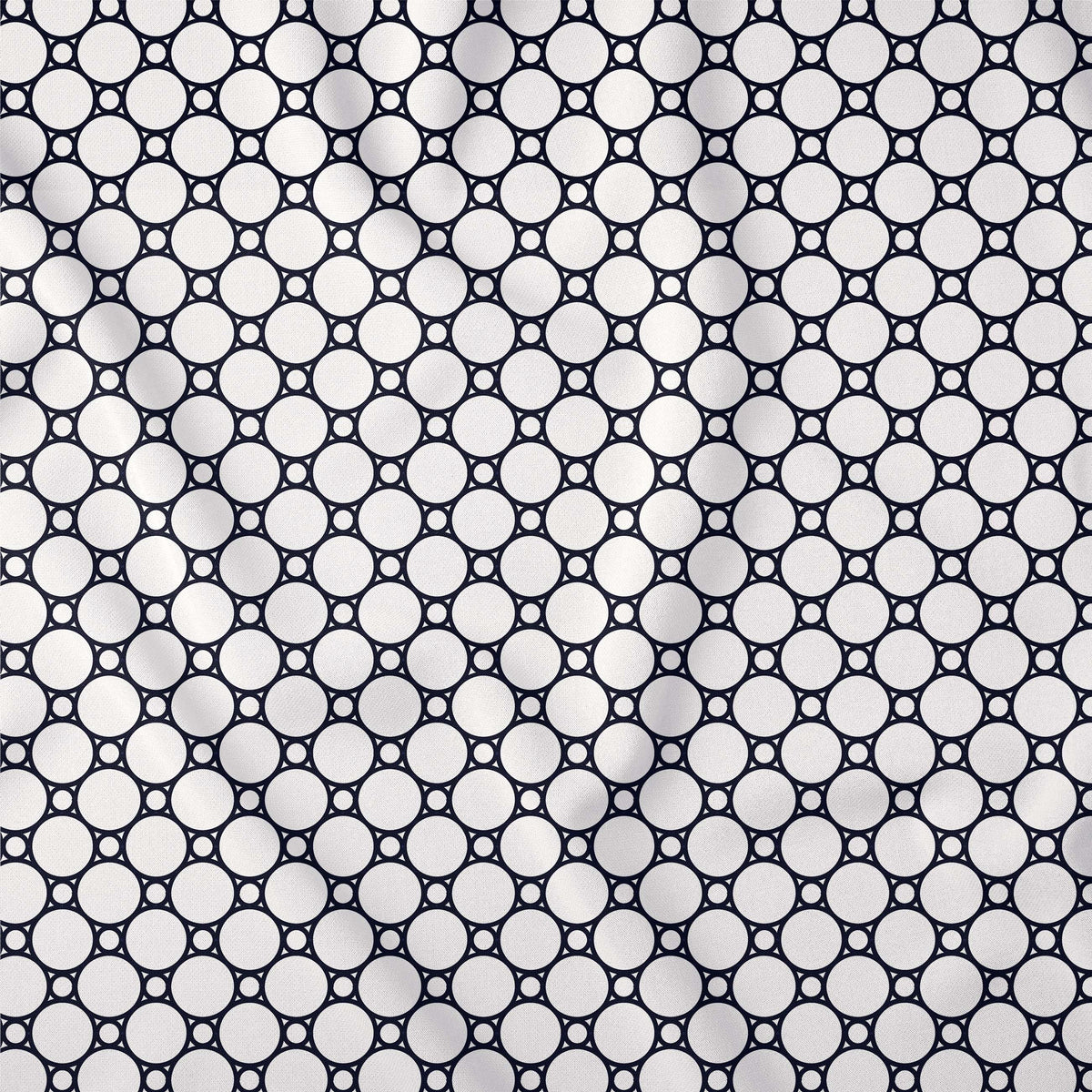 Navy Geometric Recycled Shirt