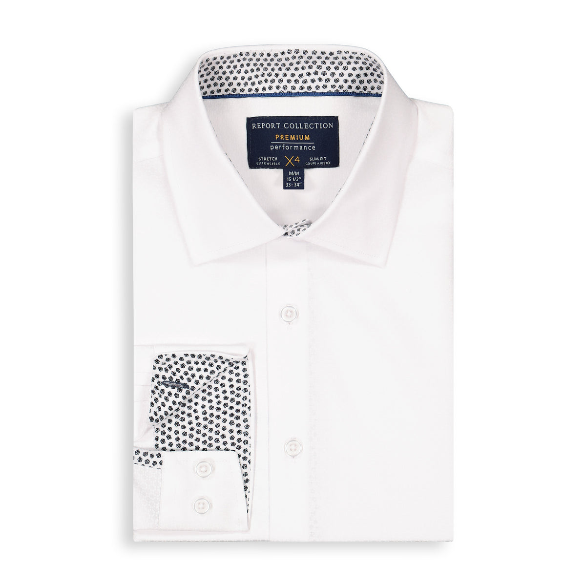 White Tonal Performance Shirt